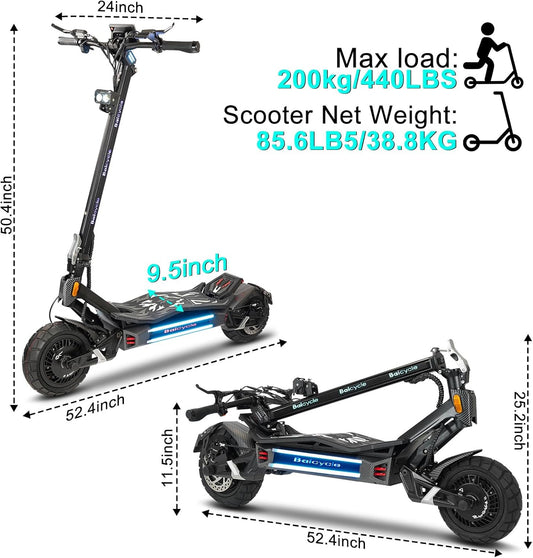 Electric Scooter Adults 1600/4000/6000W Motor 50 Miles Long Range