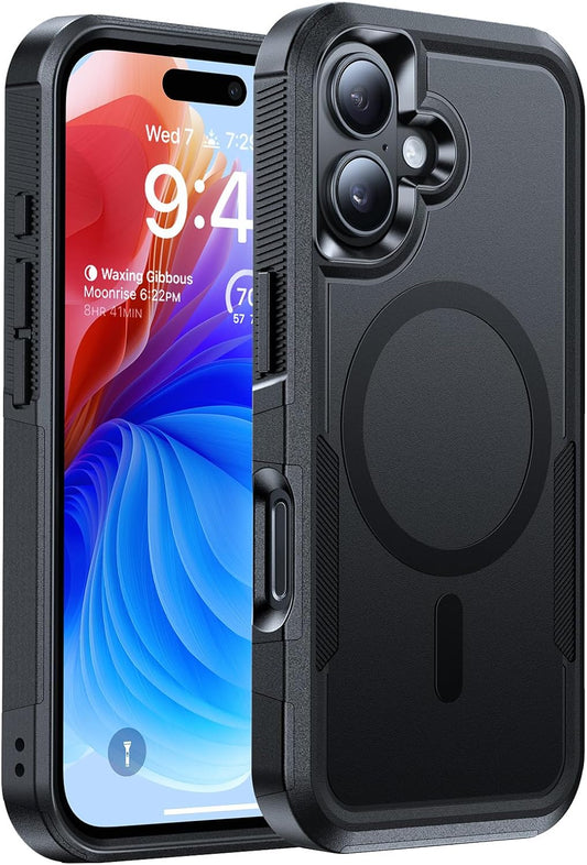 Magnetic for iPhone 17 Case Military-Grade Dual-Layer Shockproof