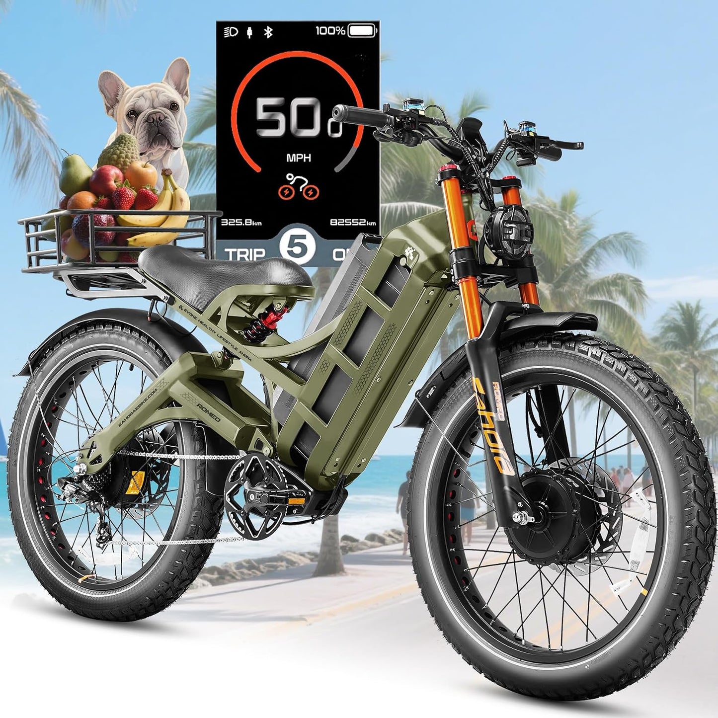 2026 Latest eAhora Romeo Pro 3 Electric Bike for Adult